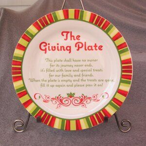 4 for $40 - The Giving Plate by Maud Borup (w3345)